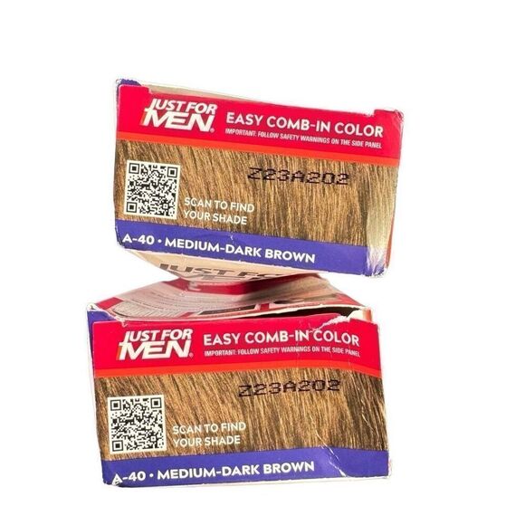 Just for Men Easy Comb-In Color Gray Hair Color with Comb Applicator Dark Brown - Picture 5 of 6